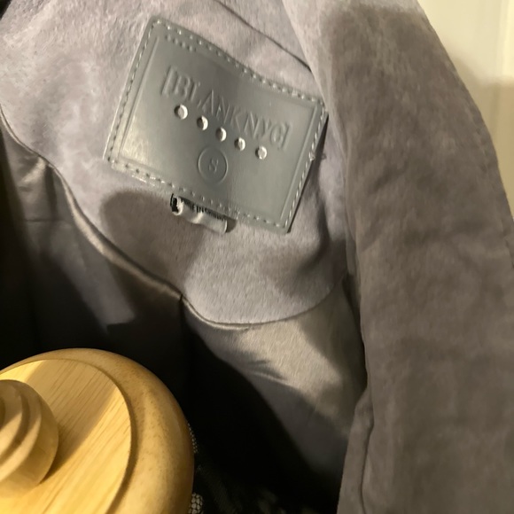 Blank NYC gray suede Moto jacket - Picture 4 of 4